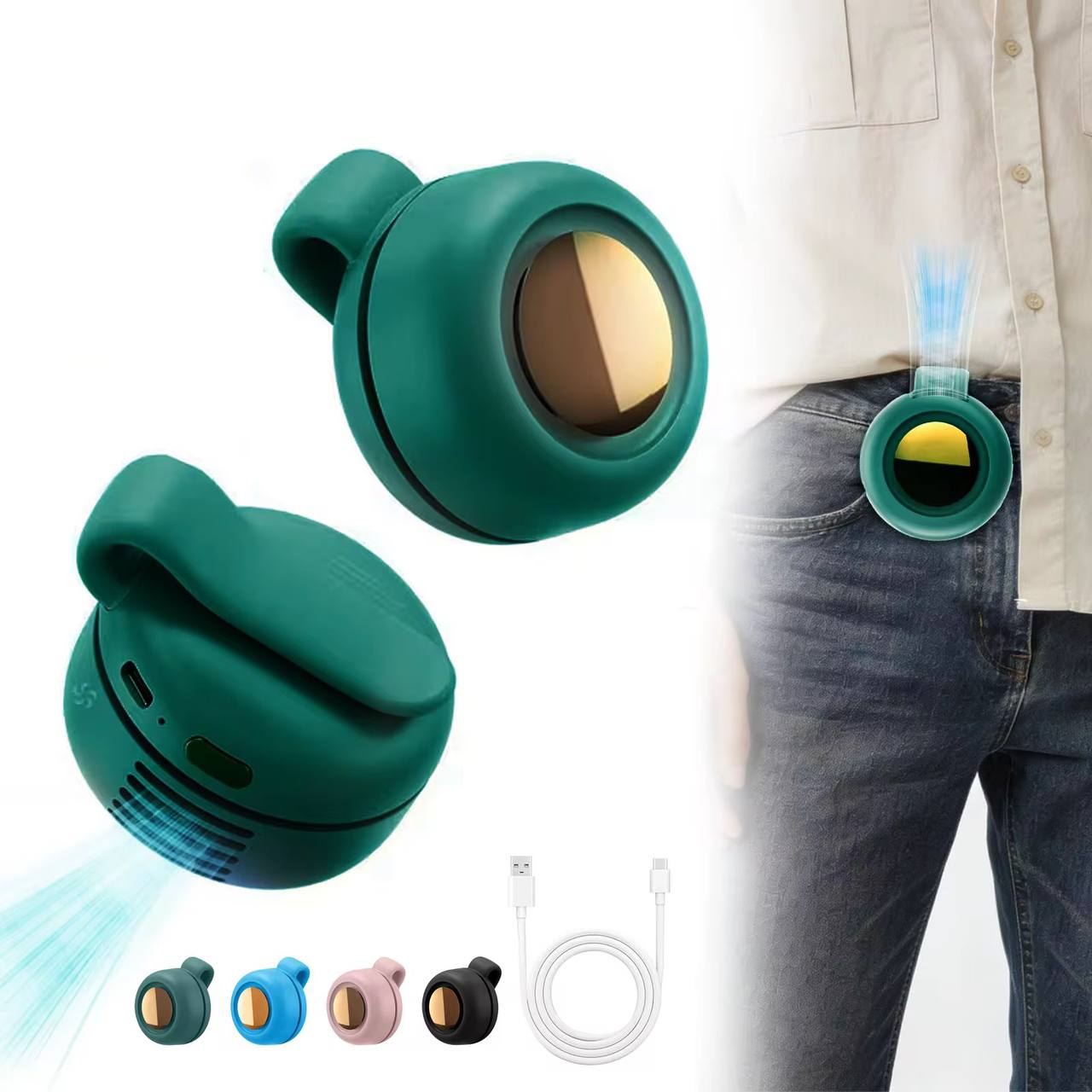 Mini Ventilateur Portable à Clip