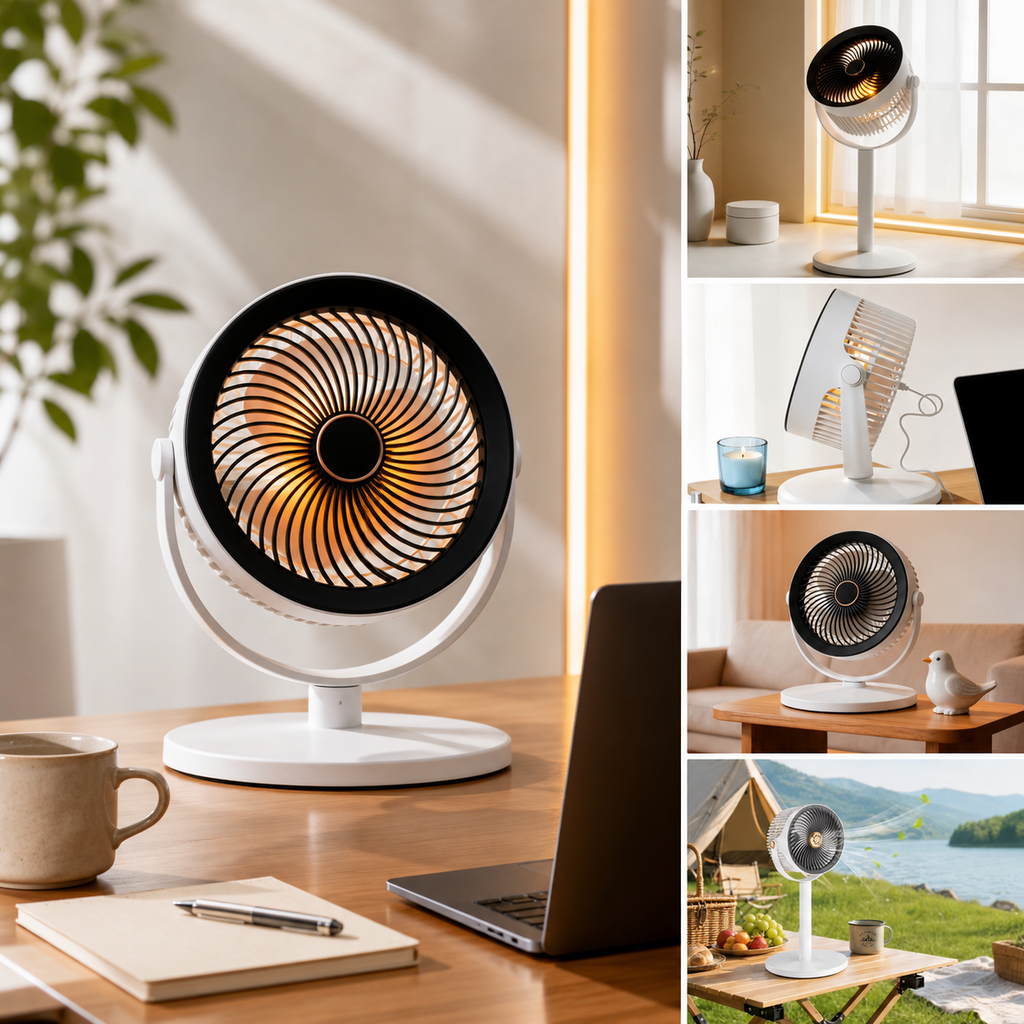 Mini ventilateur portable à clip - vue lifestyle